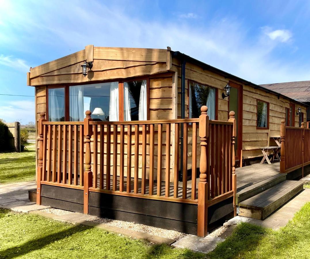 Poplar Lodge Log Caravan Kirkby on Bain Extérieur photo